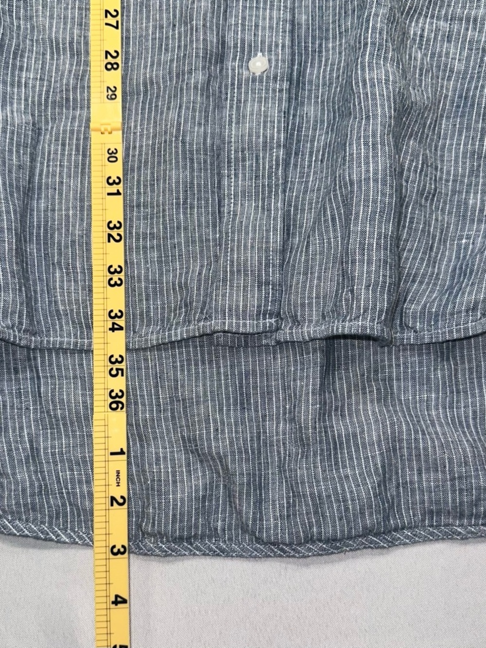 Everlane The Daytripper Shirt Dress Womens XXS 100% European Flax Linen Striped - Picture 13 of 13